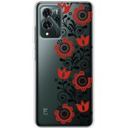 Прозрачный чехол BoxFace ZTE Blade V40 Pro Ethno Ornament