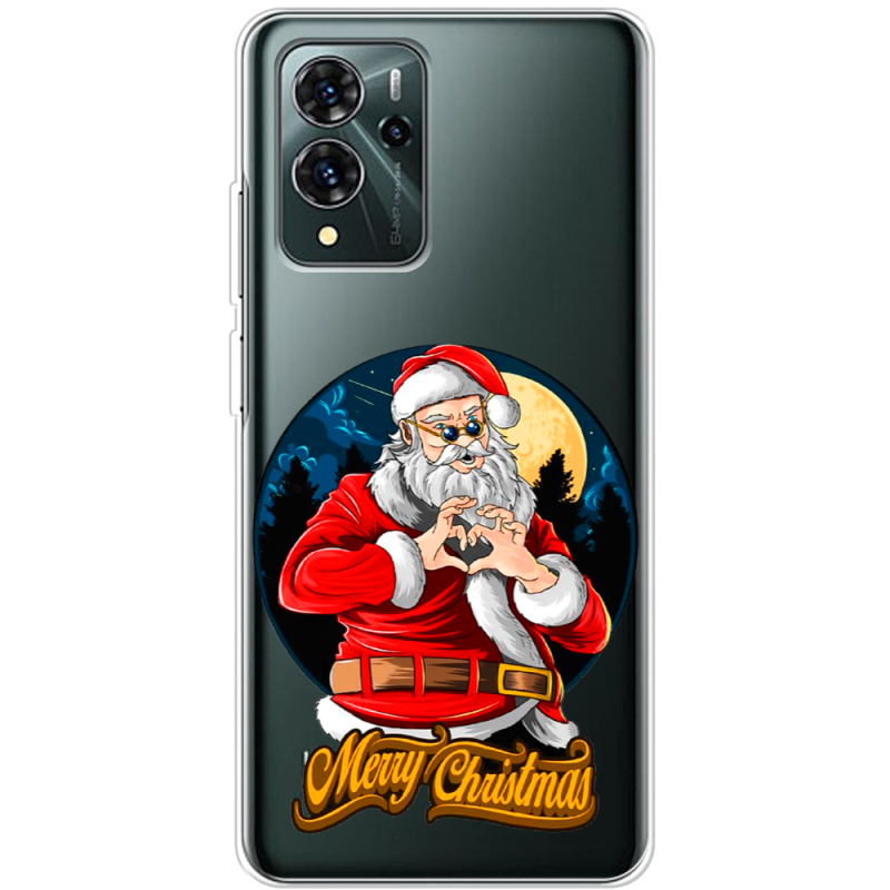 Прозрачный чехол BoxFace ZTE Blade V40 Pro Cool Santa