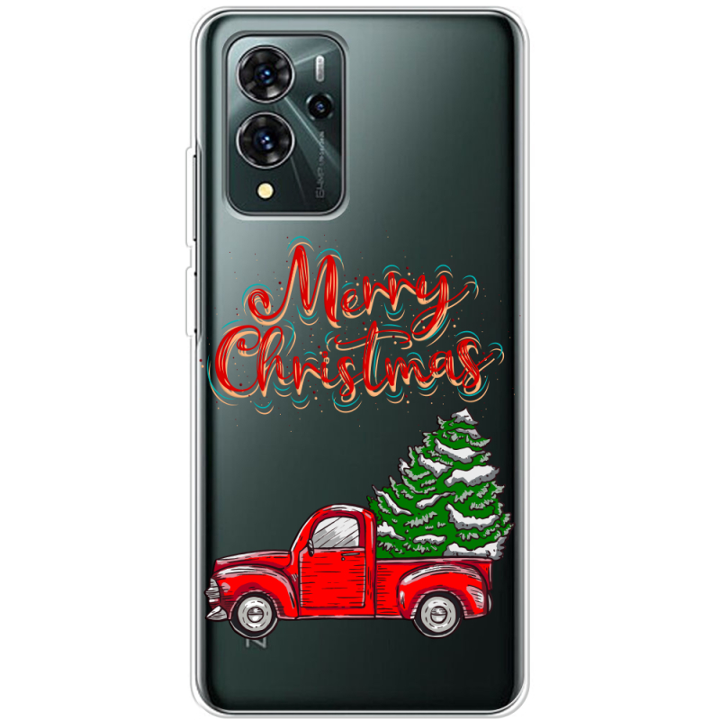 Прозрачный чехол BoxFace ZTE Blade V40 Pro Holiday Car