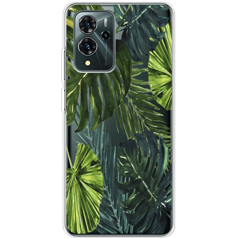 Прозрачный чехол BoxFace ZTE Blade V40 Pro Palm Tree