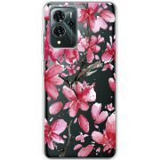 Прозрачный чехол BoxFace ZTE Blade V40 Pro Pink Magnolia