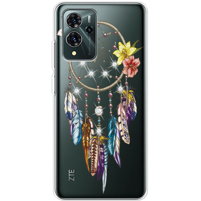 Чехол со стразами ZTE Blade V40 Pro Dreamcatcher