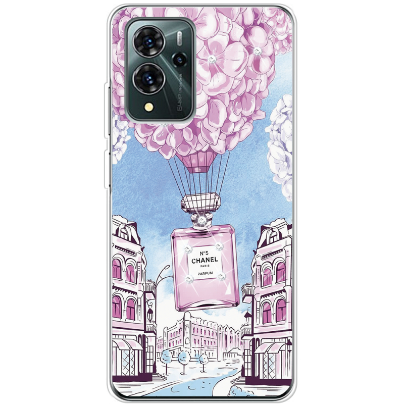 Чехол со стразами ZTE Blade V40 Pro Perfume bottle