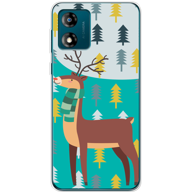 Чехол BoxFace Motorola E13 Foresty Deer