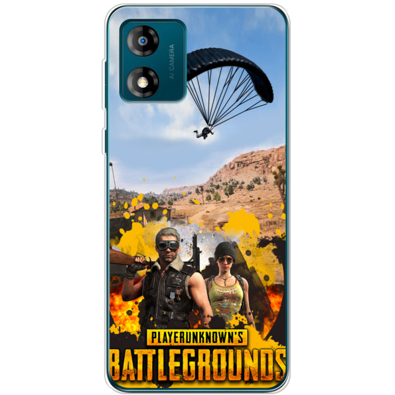 Чехол BoxFace Motorola E13 Pubg parachute