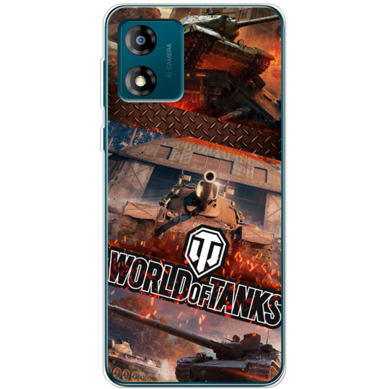 Чехол BoxFace Motorola E13 World Of Tanks