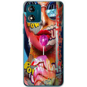 Чехол BoxFace Motorola E13 Colorful Girl