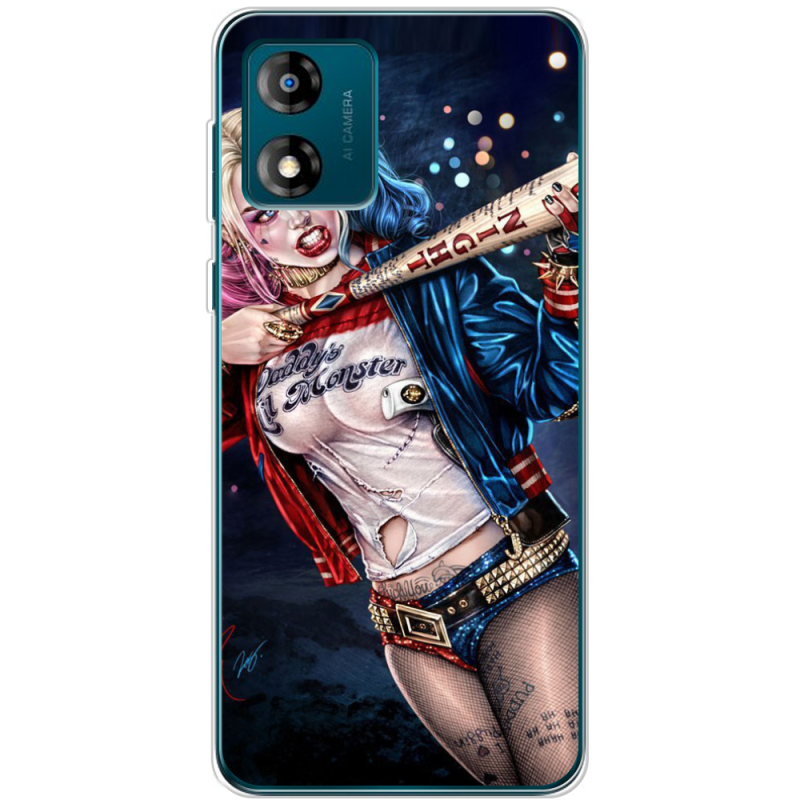 Чехол BoxFace Motorola E13 Harley Quinn