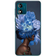 Чехол BoxFace Motorola E13 Exquisite Blue Flowers