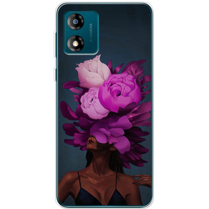 Чехол BoxFace Motorola E13 Exquisite Purple Flowers