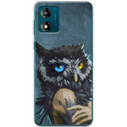 Чехол BoxFace Motorola E13 Owl Woman