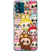 Чехол BoxFace Motorola E13 Labubu
