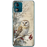 Чехол BoxFace Motorola E13 Christmas Owl
