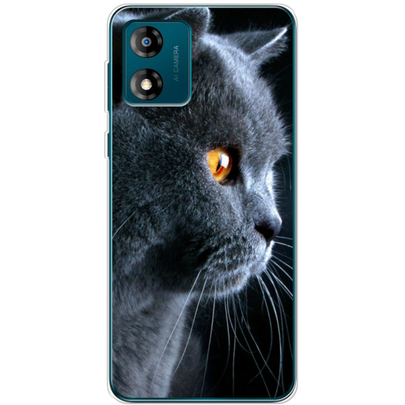 Чехол BoxFace Motorola E13 English cat