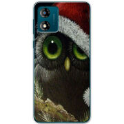 Чехол BoxFace Motorola E13 Christmas Owl