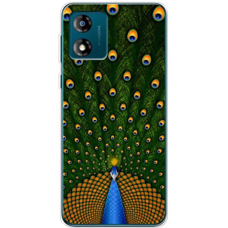 Чехол BoxFace Motorola E13 Peacocks Tail