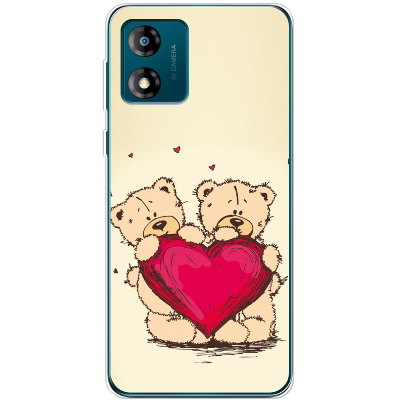 Чехол BoxFace Motorola E13 Teddy Bear Love