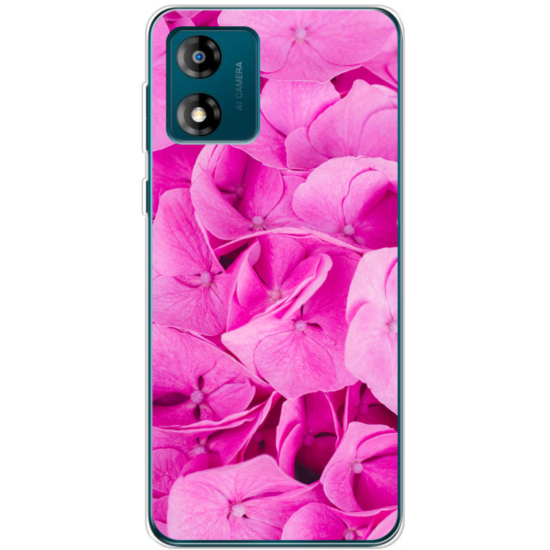 Чехол BoxFace Motorola E13 Pink Flowers