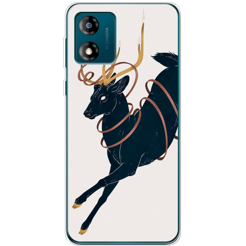 Чехол BoxFace Motorola E13 Black Deer