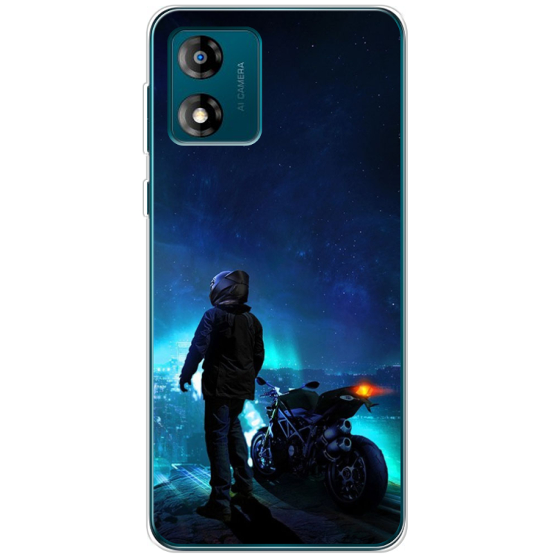 Чехол BoxFace Motorola E13 Motorcyclist