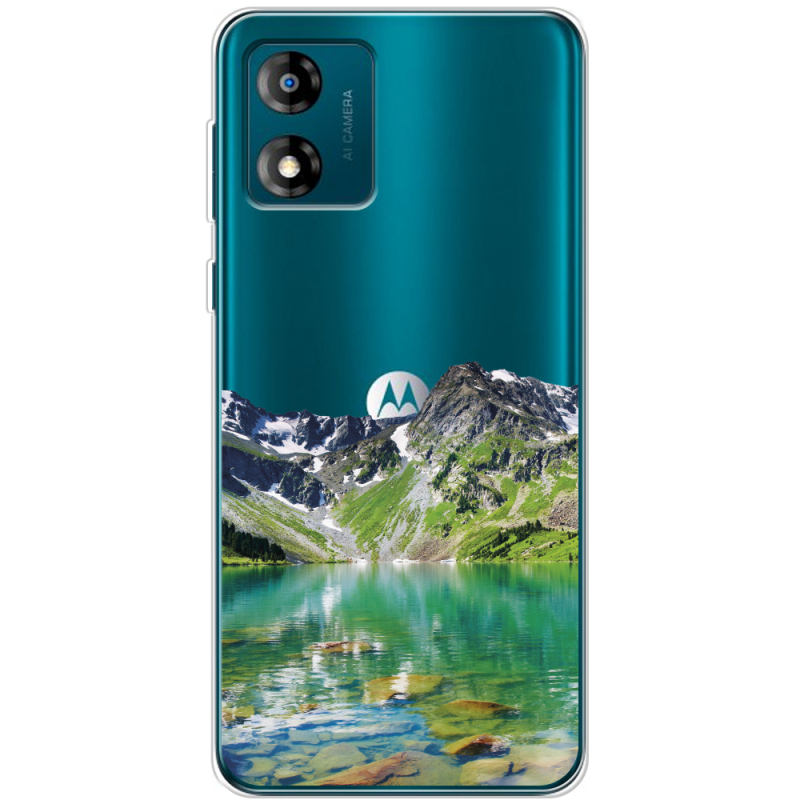 Прозрачный чехол BoxFace Motorola E13 Green Mountain