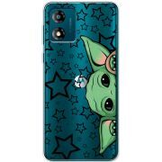 Прозрачный чехол BoxFace Motorola E13 Baby Yoda