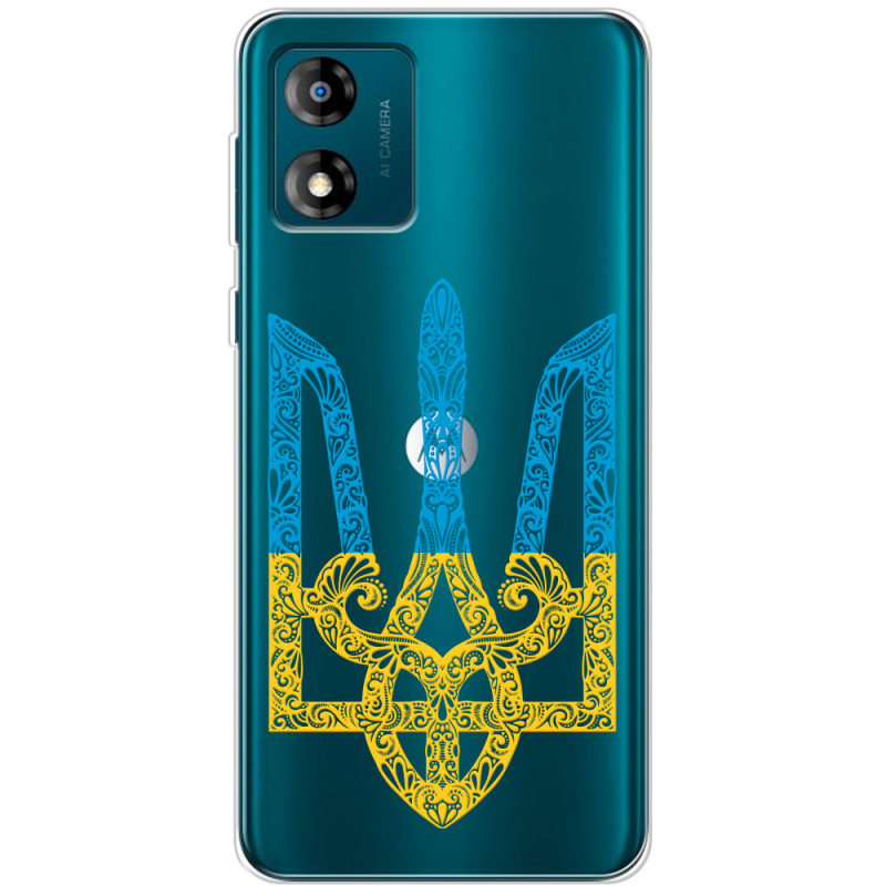 Прозрачный чехол BoxFace Motorola E13 Gold Trident