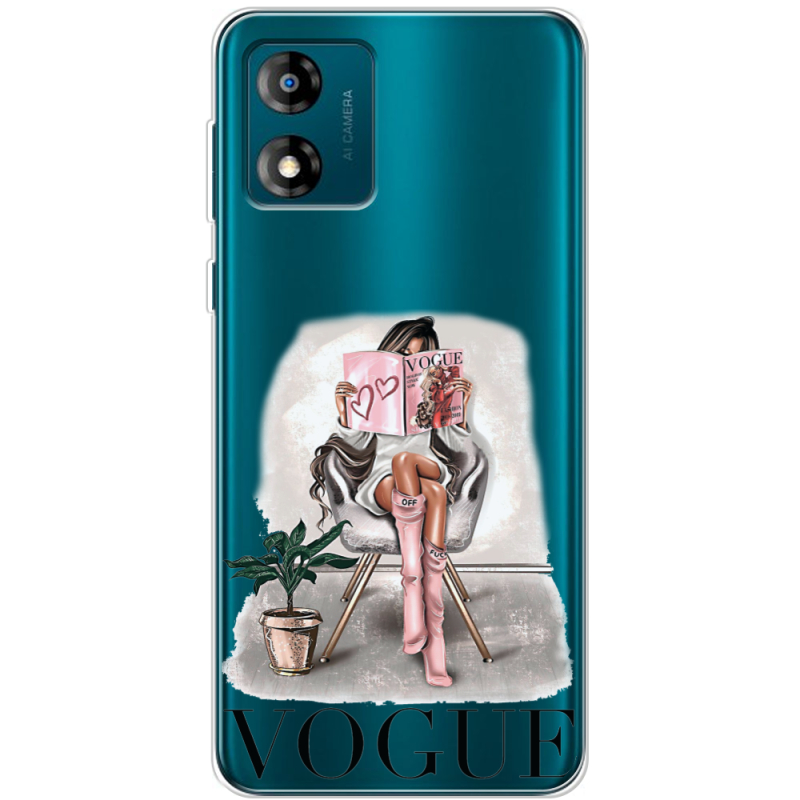 Прозрачный чехол BoxFace Motorola E13 VOGUE