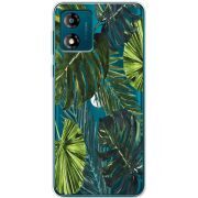 Прозрачный чехол BoxFace Motorola E13 Palm Tree