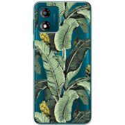 Прозрачный чехол BoxFace Motorola E13 Banana Leaves