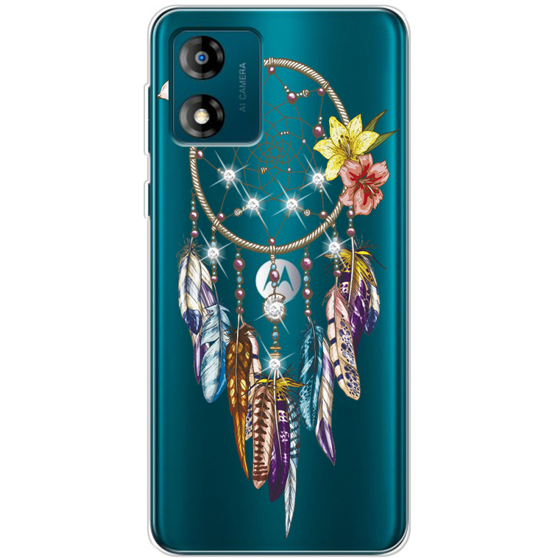 Чехол со стразами Motorola E13 Dreamcatcher