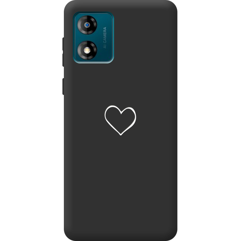 Черный чехол BoxFace Motorola E13 My Heart