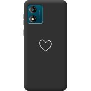 Черный чехол BoxFace Motorola E13 My Heart