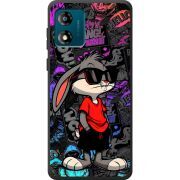 Черный чехол BoxFace Motorola E13 Малий вухань