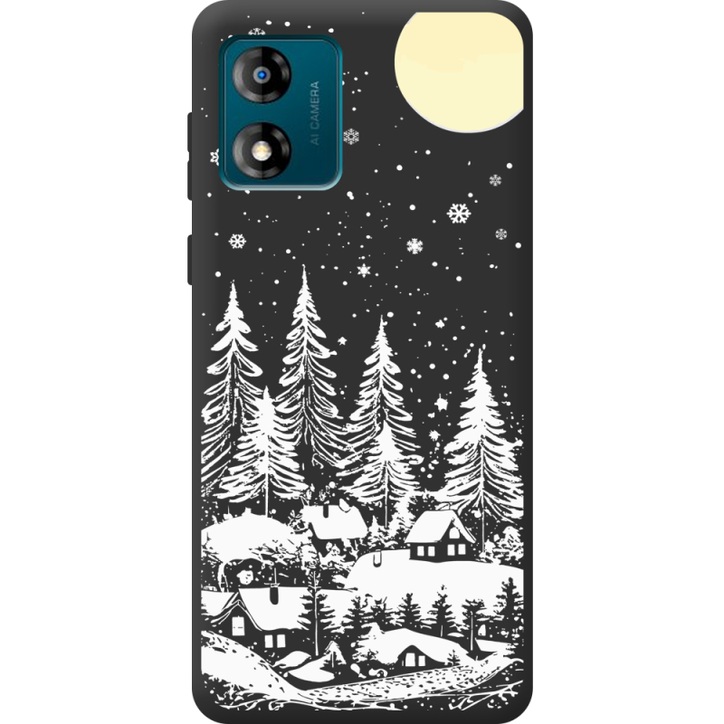 Черный чехол BoxFace Motorola E13 