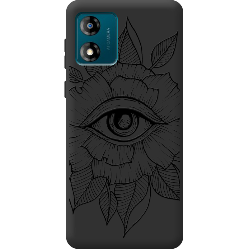 Черный чехол BoxFace Motorola E13 Eye