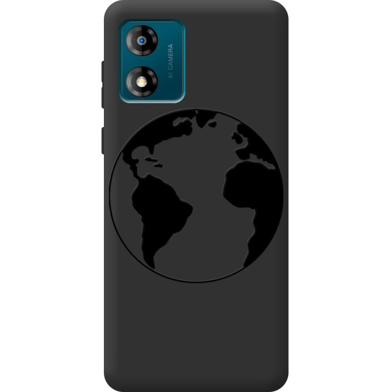 Черный чехол BoxFace Motorola E13 Earth