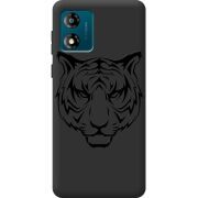 Черный чехол BoxFace Motorola E13 Tiger