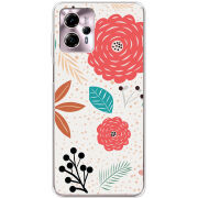 Чехол BoxFace Motorola G13 Line Flowers