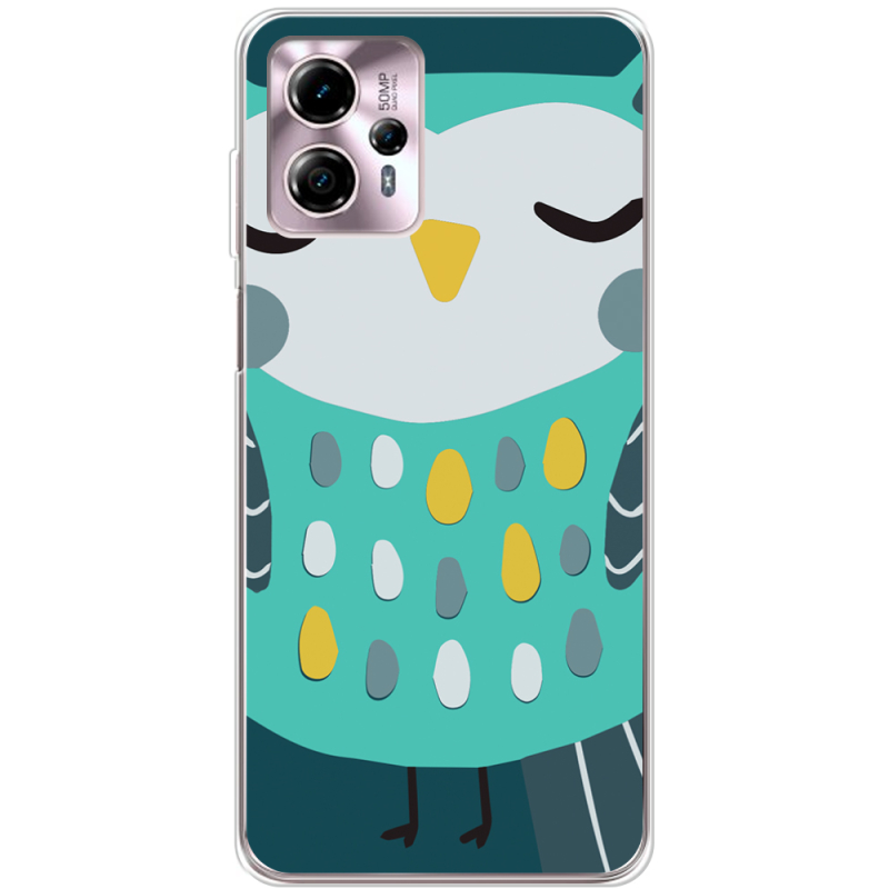 Чехол BoxFace Motorola G13 Green Owl