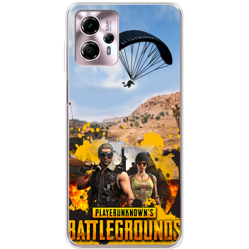 Чехол BoxFace Motorola G13 Pubg parachute