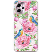 Чехол BoxFace Motorola G13 Birds and Flowers