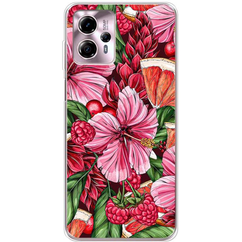 Чехол BoxFace Motorola G13 Tropical Flowers