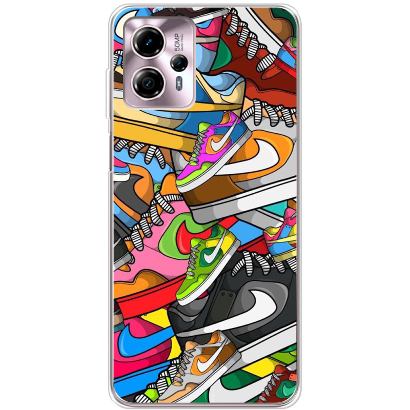 Чехол BoxFace Motorola G13 Sneakers