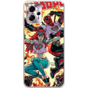 Чехол BoxFace Motorola G13 Deadpool and Mary Jane