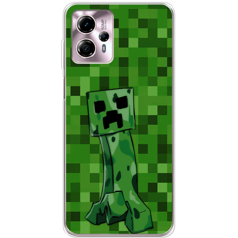 Чехол BoxFace Motorola G13 Minecraft Creeper