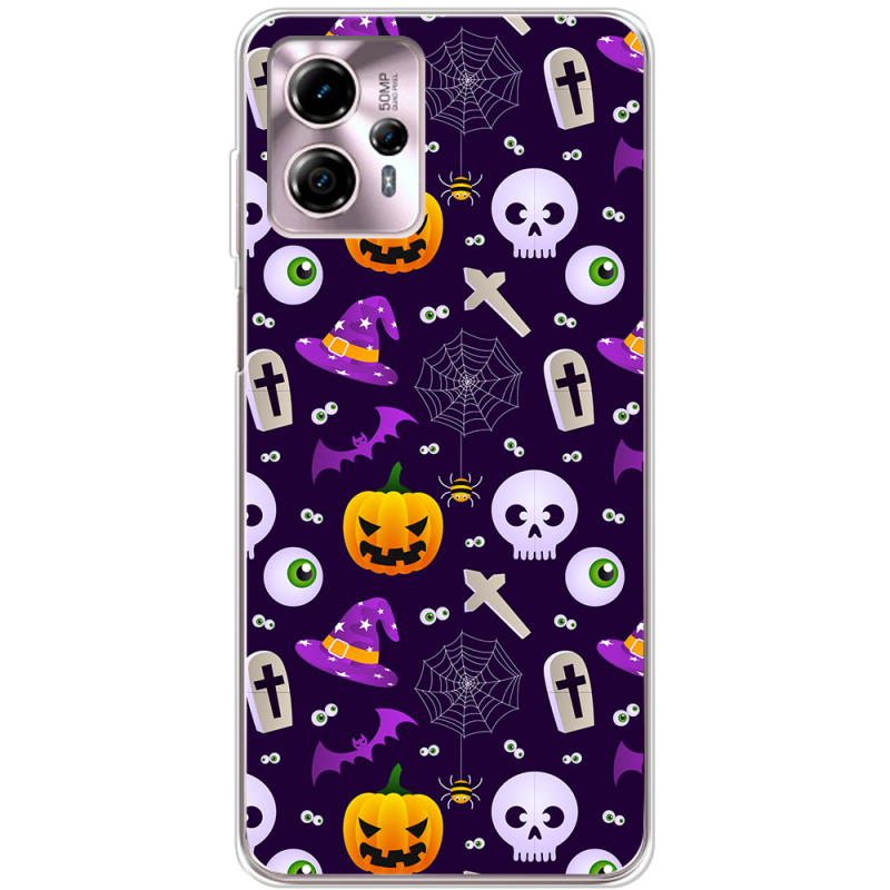 Чехол BoxFace Motorola G13 Halloween Purple Mood