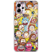 Чехол BoxFace Motorola G13 Rick and Morty