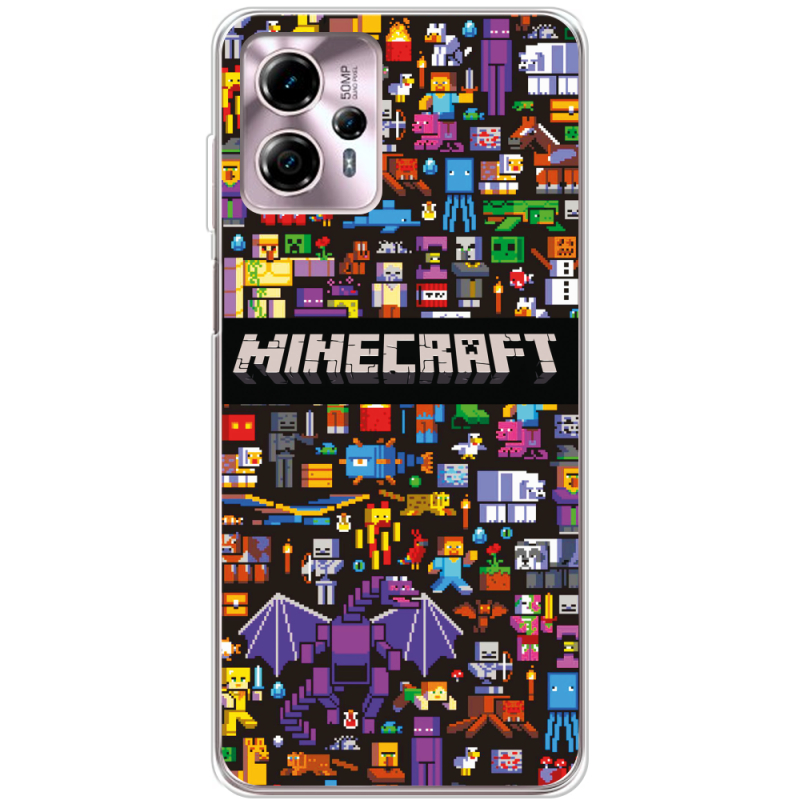 Чехол BoxFace Motorola G13 Minecraft Mobbery