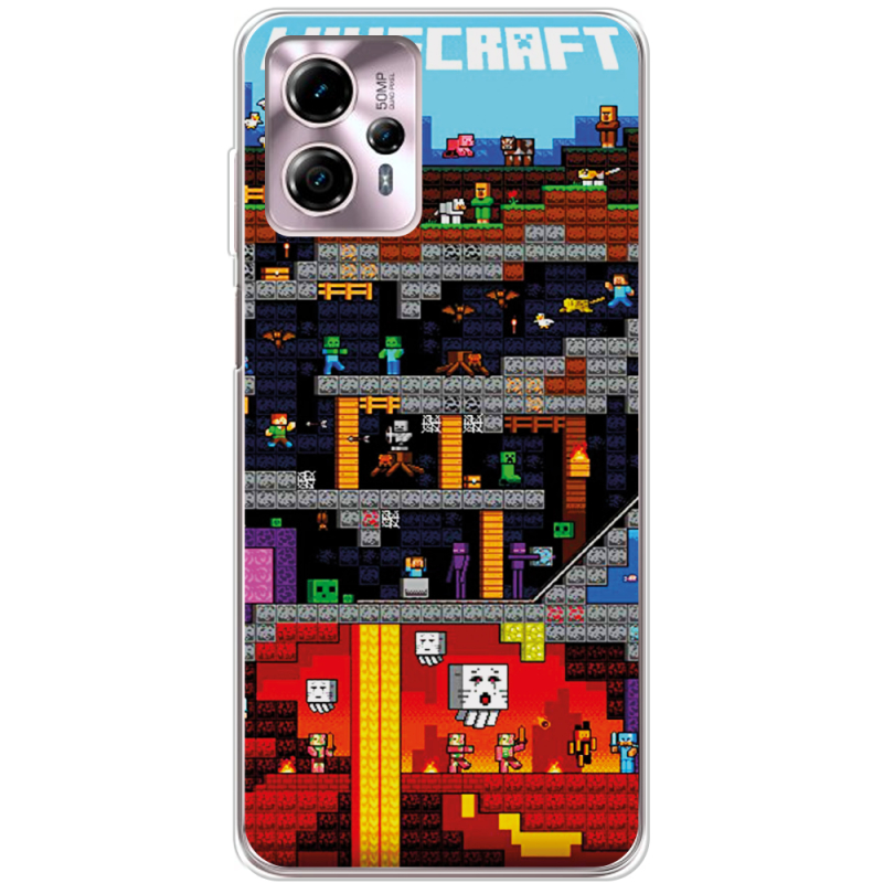 Чехол BoxFace Motorola G13 Minecraft Lode Runner